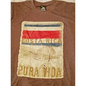 Costa Rica Pura Vida T-Shirt Mens Medium JB brand Short Sleeve